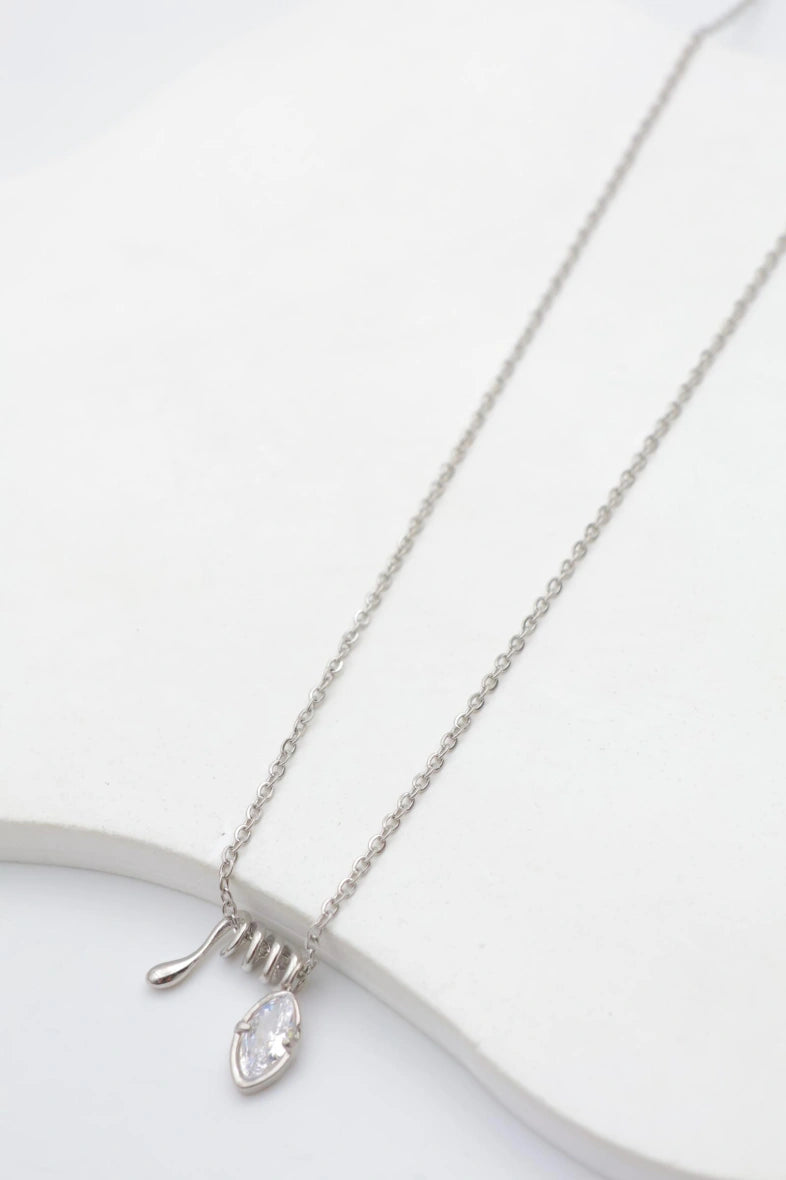 Collier en acier inoxydable - ARGENT