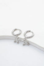 Boucles d'oreilles en acier inoxydable - ARGENT