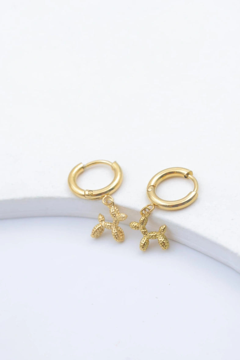 Boucles d'oreilles en acier inoxydable - DORÉ