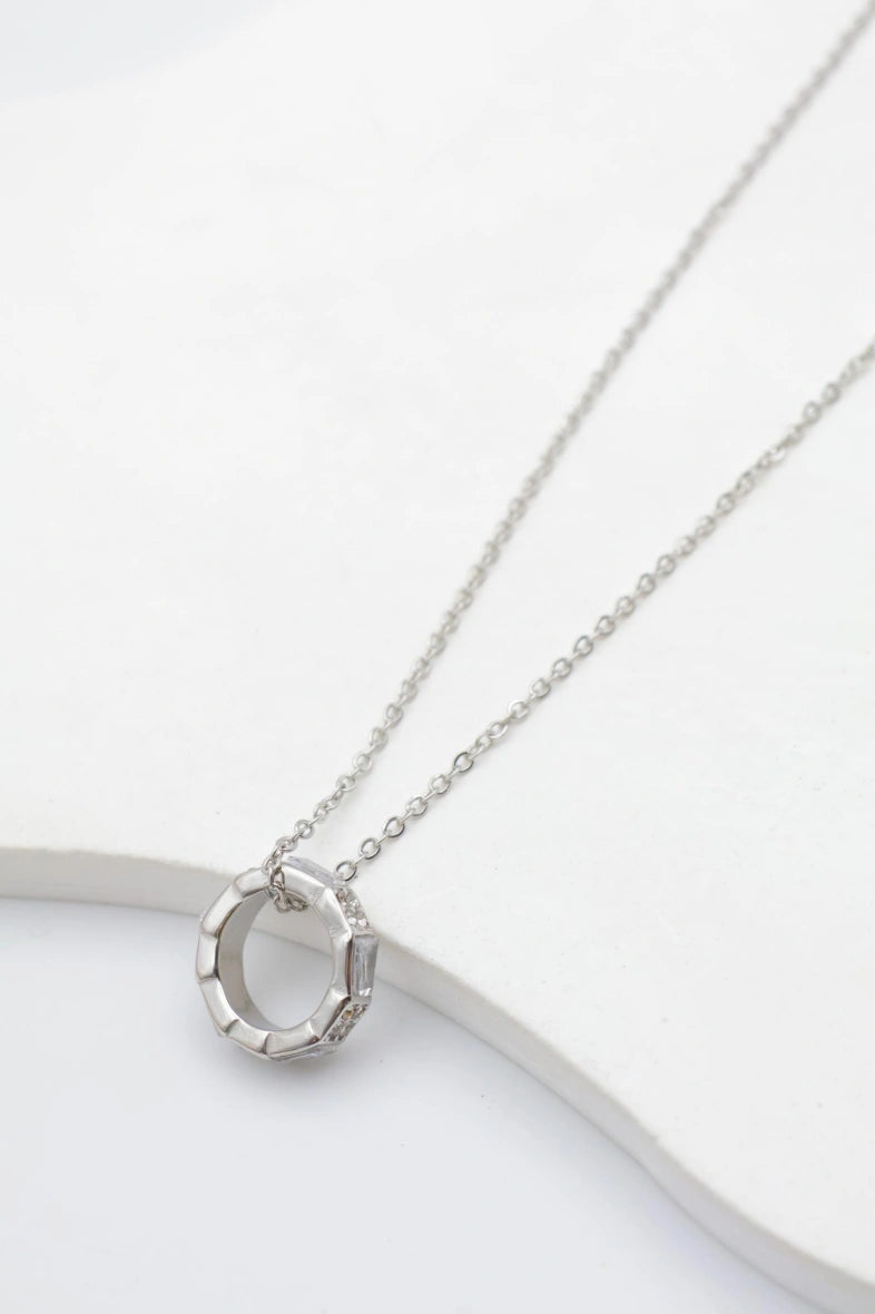 Collier en acier inoxydable - ARGENT