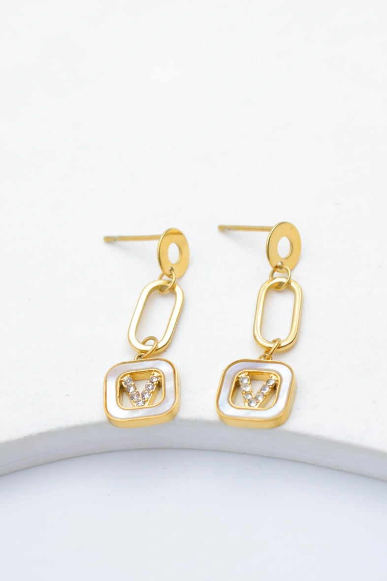 Boucles d'oreilles en acier inoxydable - DORÉ