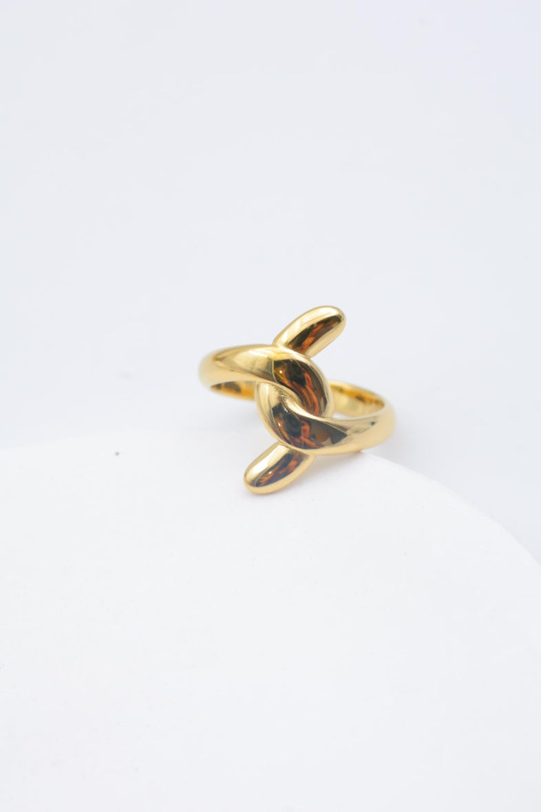 Bague en acier inoxydable ajustable - DORÉ