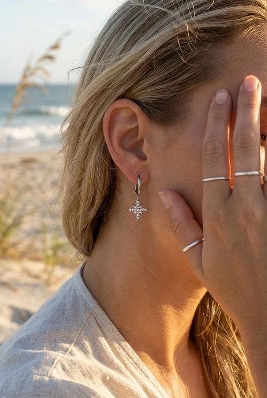 Boucles d’oreilles en acier inoxydable