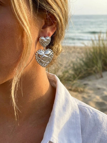 Boucles d’oreilles en acier inoxydable