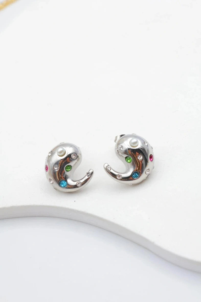Boucles d’oreilles en acier inoxydable