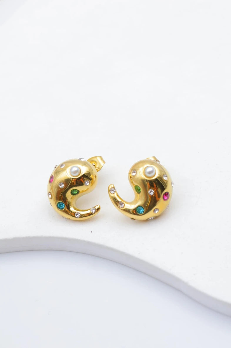 Boucles d’oreilles en acier inoxydable