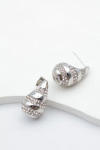 Boucles d'oreilles en acier inoxydable - ARGENT
