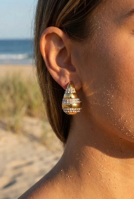 Boucles d’oreilles en acier inoxydable