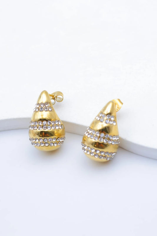 Boucles d’oreilles en acier inoxydable