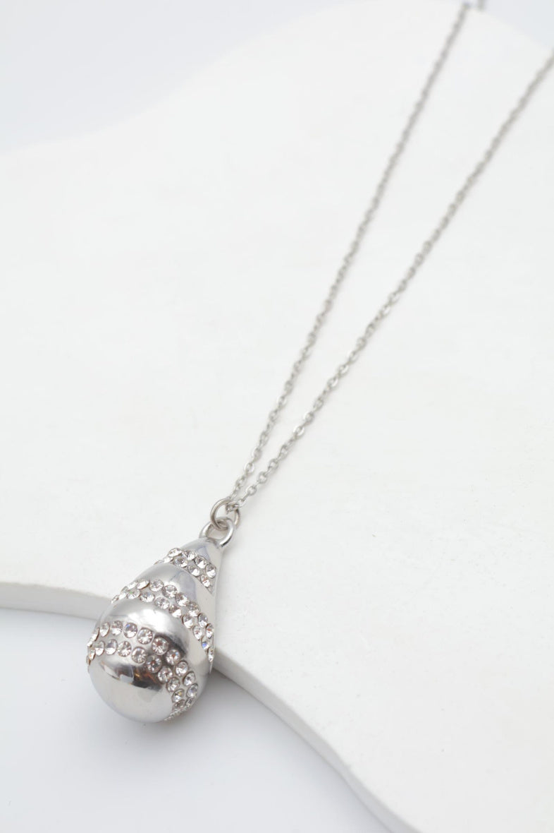Collier en acier inoxydable - ARGENT