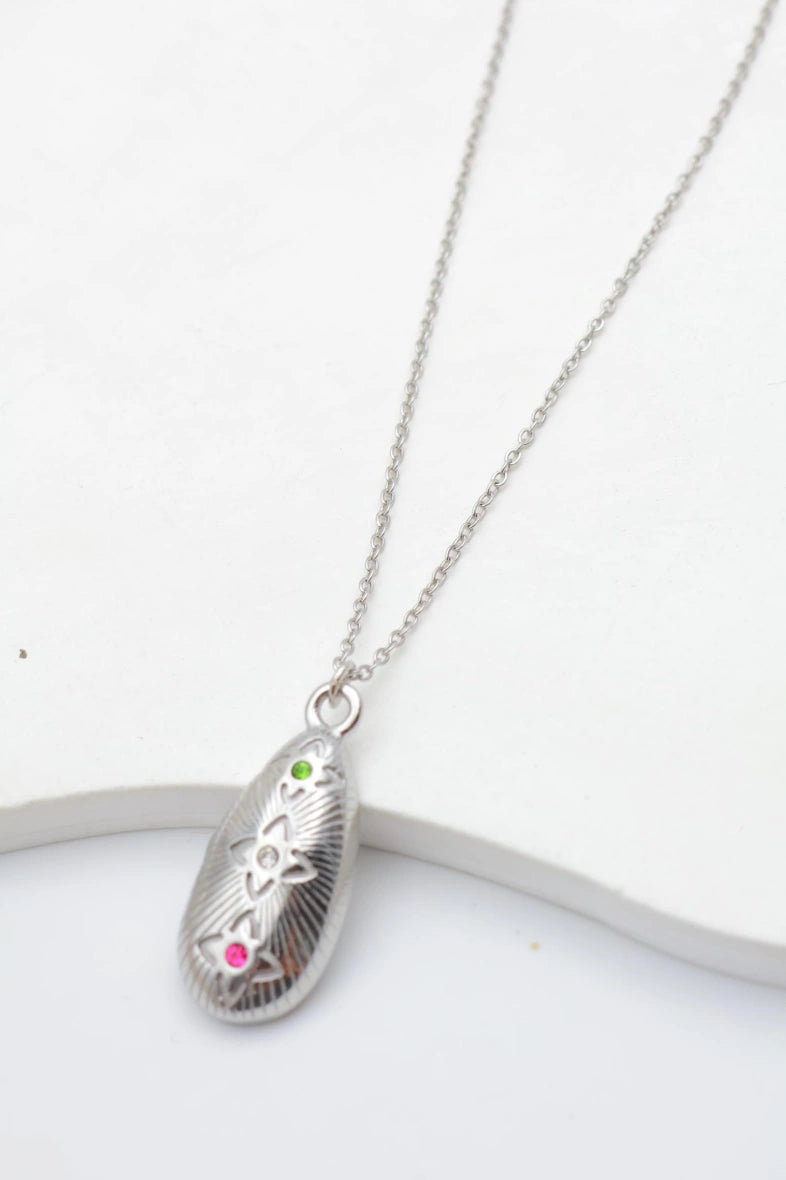 Collier en acier inoxydable - ARGENT