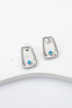 Boucles d'oreilles en acier inoxydable - ARGENT