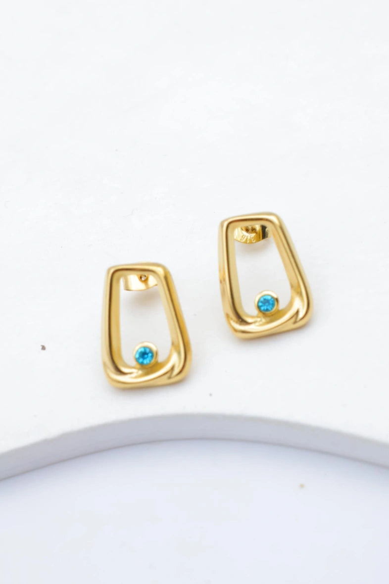 Boucles d'oreilles en acier inoxydable - DORÉ