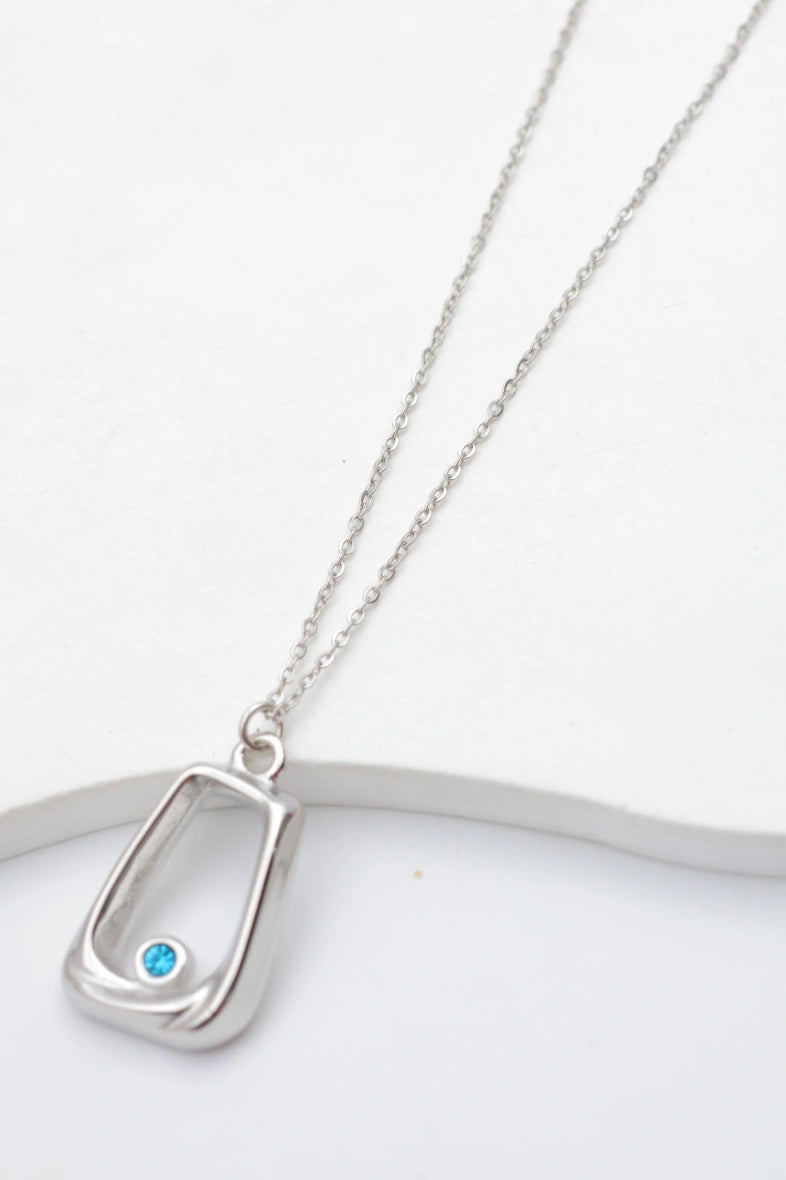 Collier en acier inoxydable - ARGENT