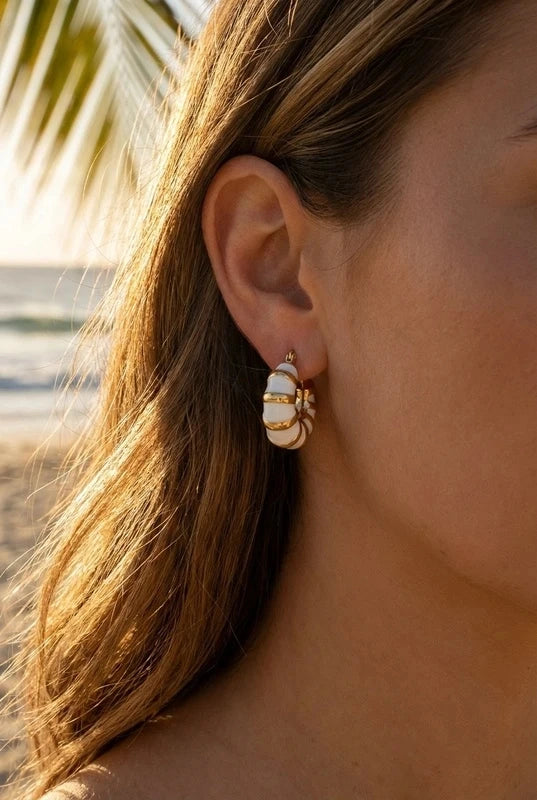 Boucles d’oreilles en acier inoxydable
