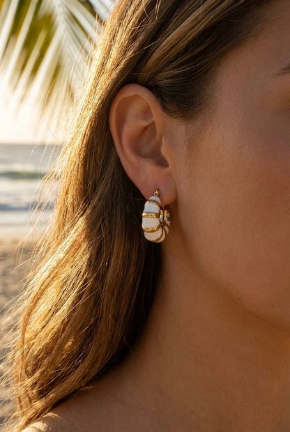 Boucles d’oreilles en acier inoxydable