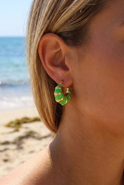 Boucles d’oreilles en acier inoxydable