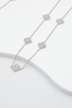 Collier avec motifs quadrilobés - ARGENT