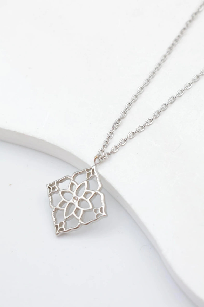 Collier en acier inoxydable - ARGENT