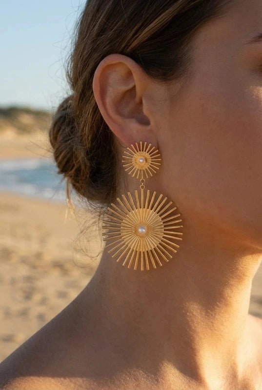 Boucles d’oreilles en acier inoxydable