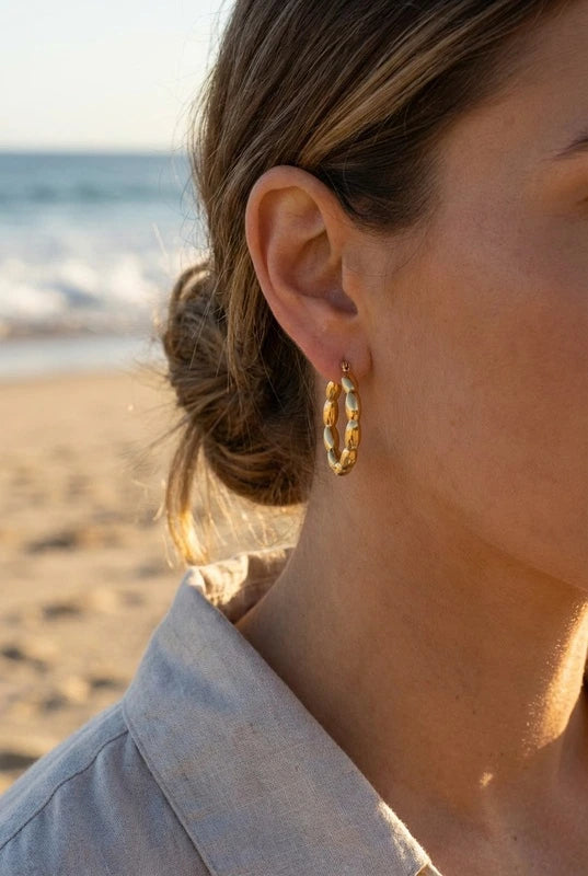 Boucles d’oreilles en acier inoxydable