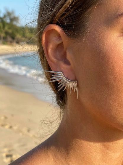 Boucles d’oreilles en acier inoxydable