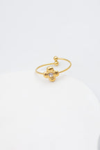 Bague en acier inoxydable ajustable - DORÉ
