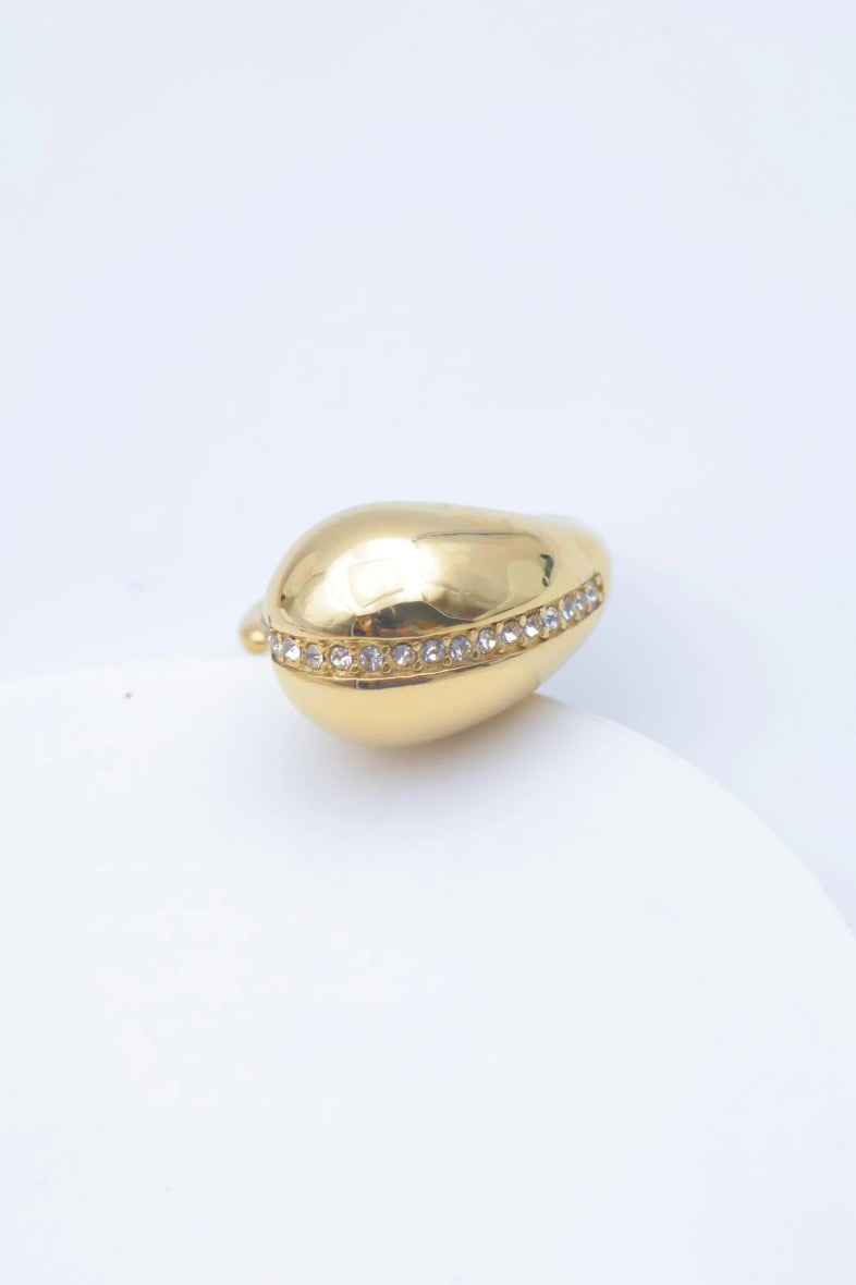 Bague en acier inoxydable ajustable - DORÉ