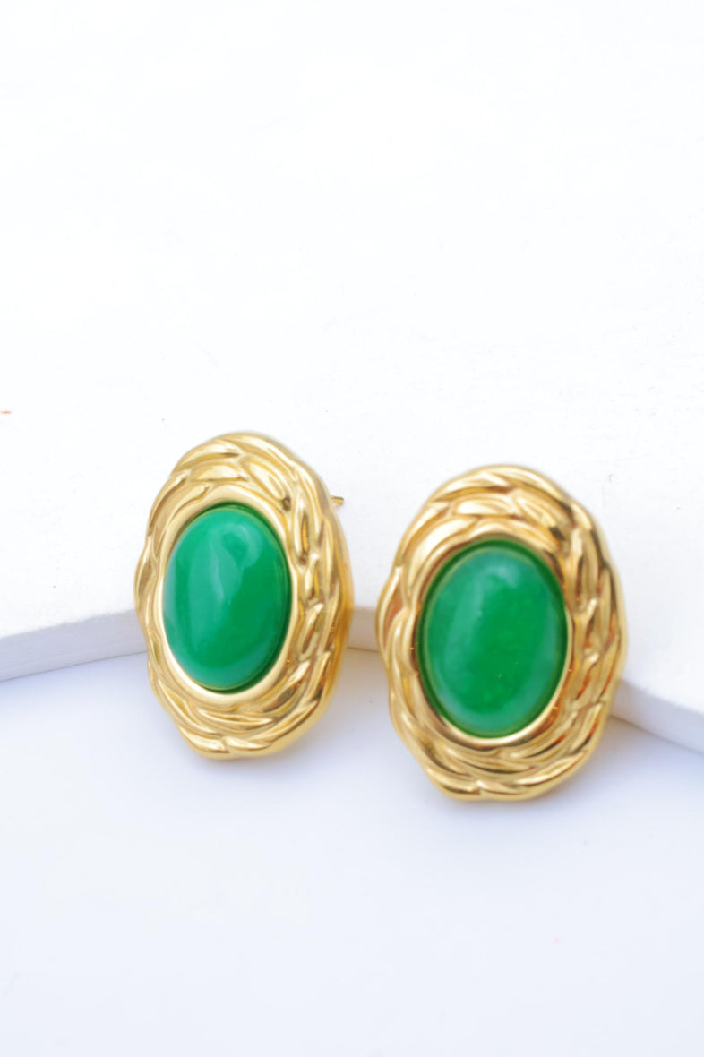 Boucles d'oreilles en acier inoxydable - DORÉ