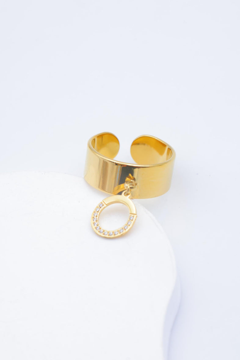 Bague en acier inoxydable ajustable - DORÉ