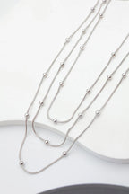 Collier en acier inoxydable - ARGENT