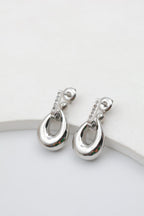 Boucles d'oreilles en acier inoxydable - ARGENT