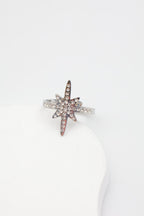 Bague en acier inoxydable ajustable - ARGENT