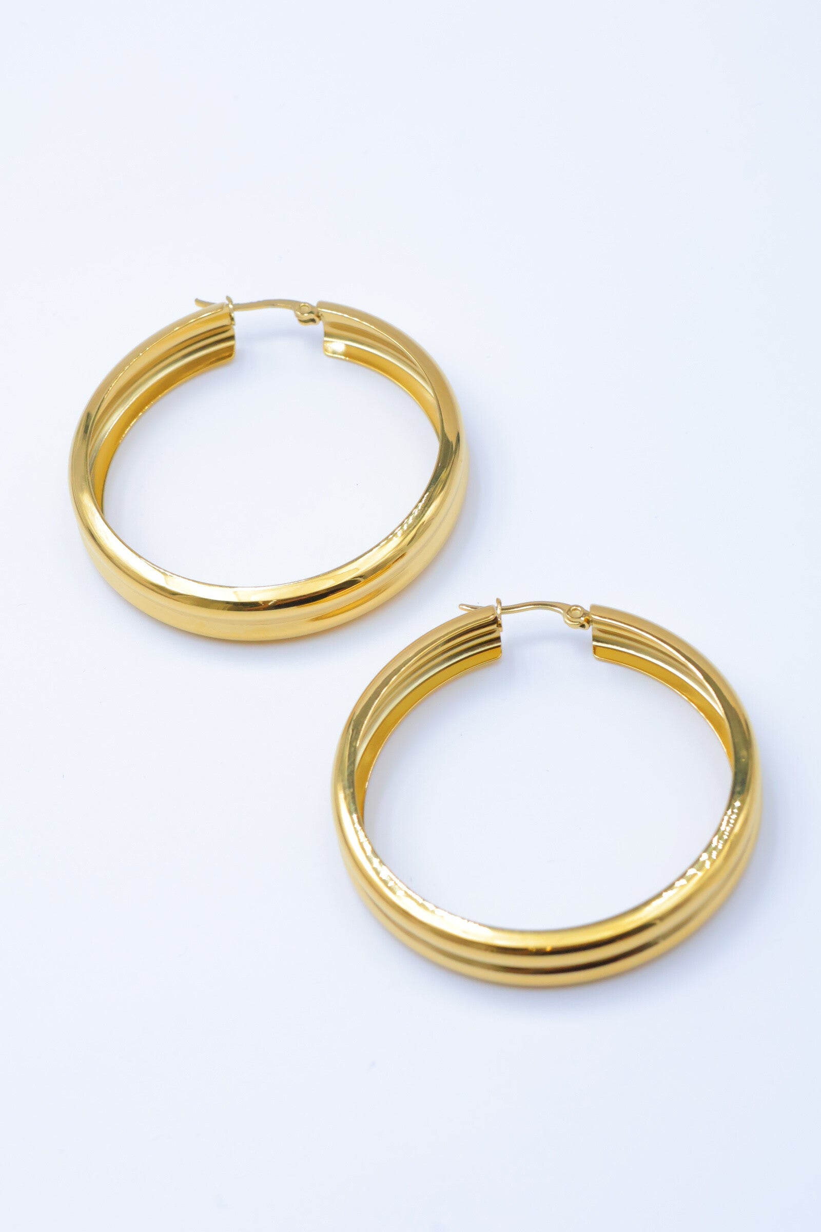 Boucles d'oreilles en acier inoxydable - DORÉ