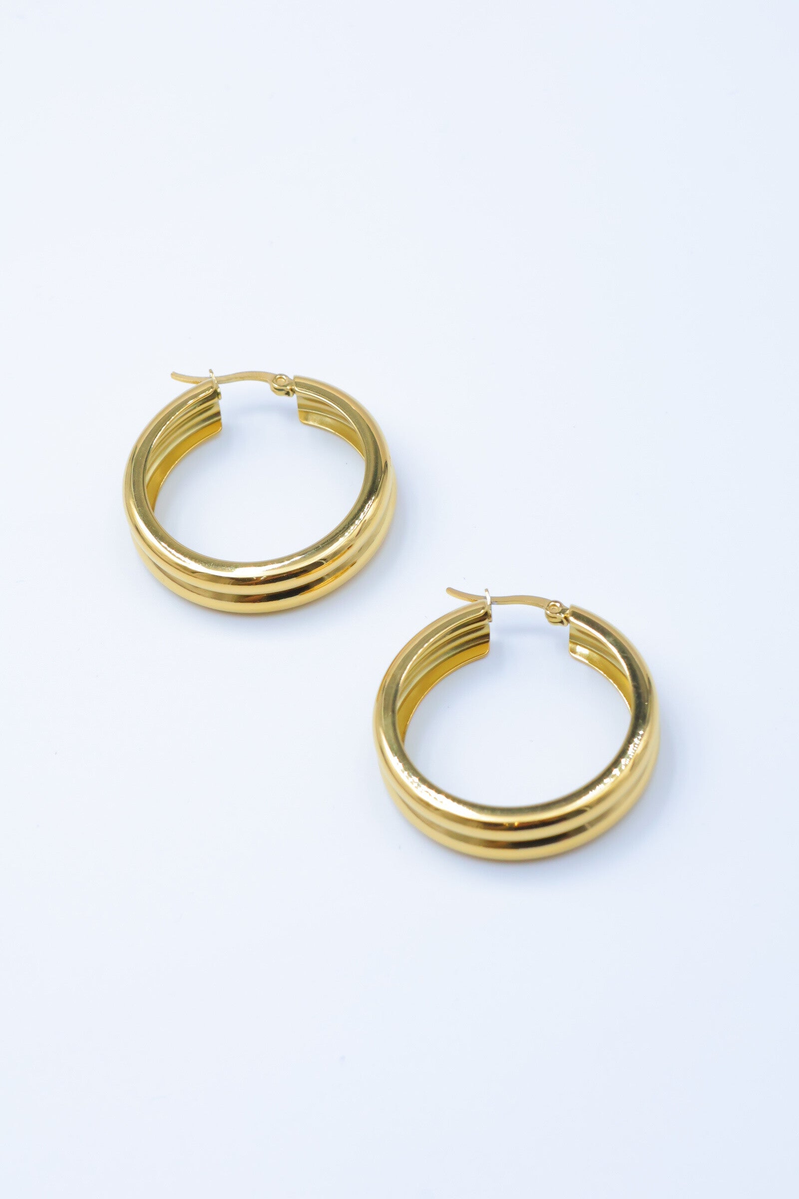 Boucles d'oreilles en acier inoxydable - DORÉ