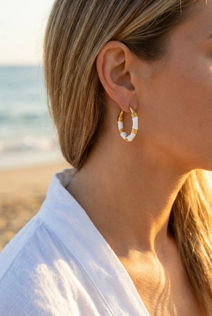 Boucles d’oreilles en acier inoxydable