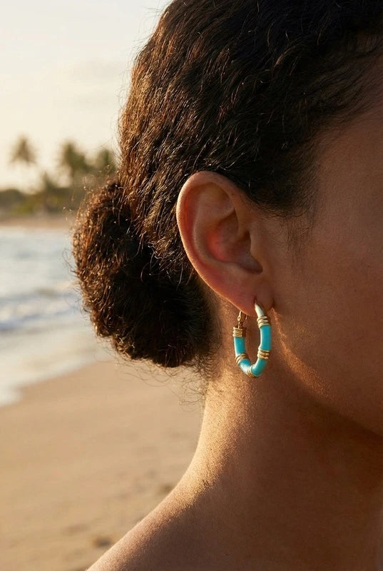 Boucles d’oreilles en acier inoxydable