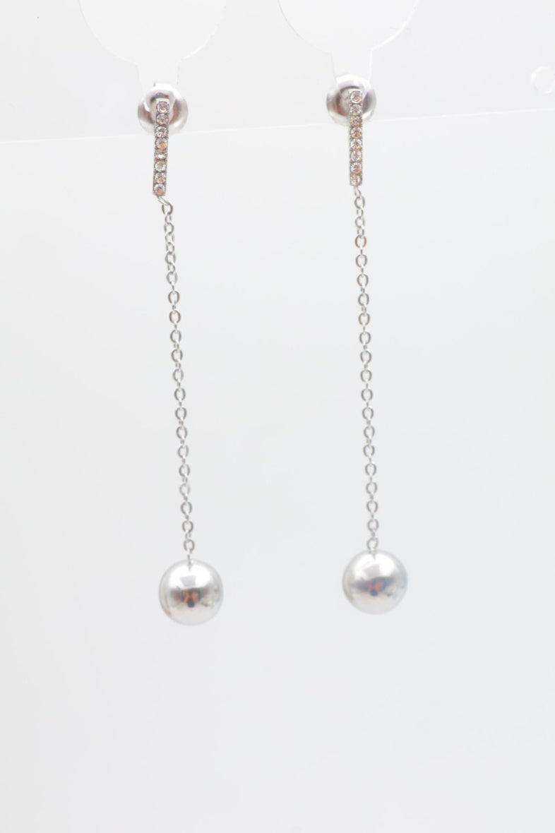 Boucles d'oreilles en acier inoxydable - ARGENT