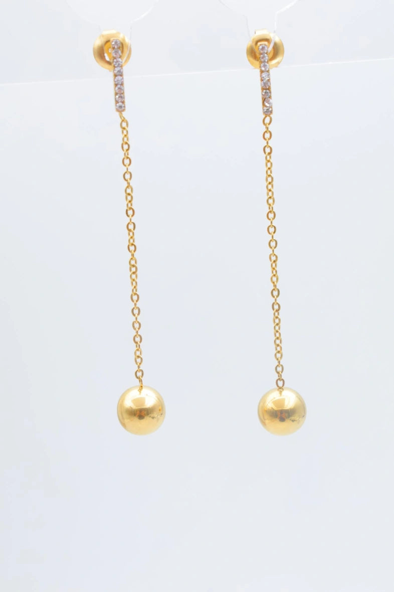 Boucles d'oreilles en acier inoxydable - DORÉ