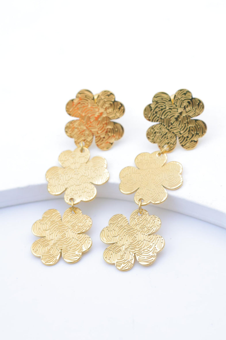 Boucles d'oreilles en acier inoxydable - DORÉ