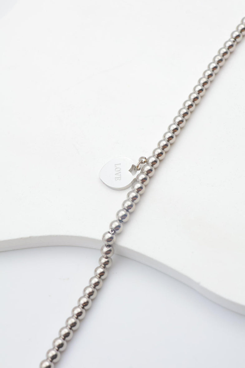 Bracelet en acier inoxydable - ARGENT