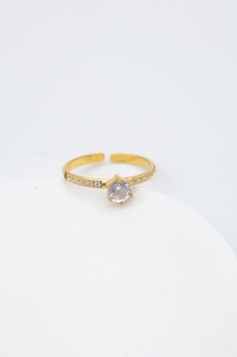 Bague en acier inoxydable ajustable - DORÉ