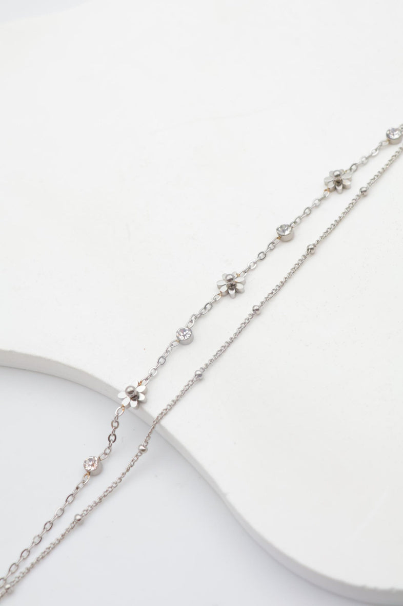 Bracelet en acier inoxydable - ARGENT