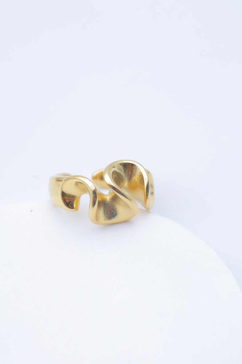 Bague en acier inoxydable ajustable - DORÉ