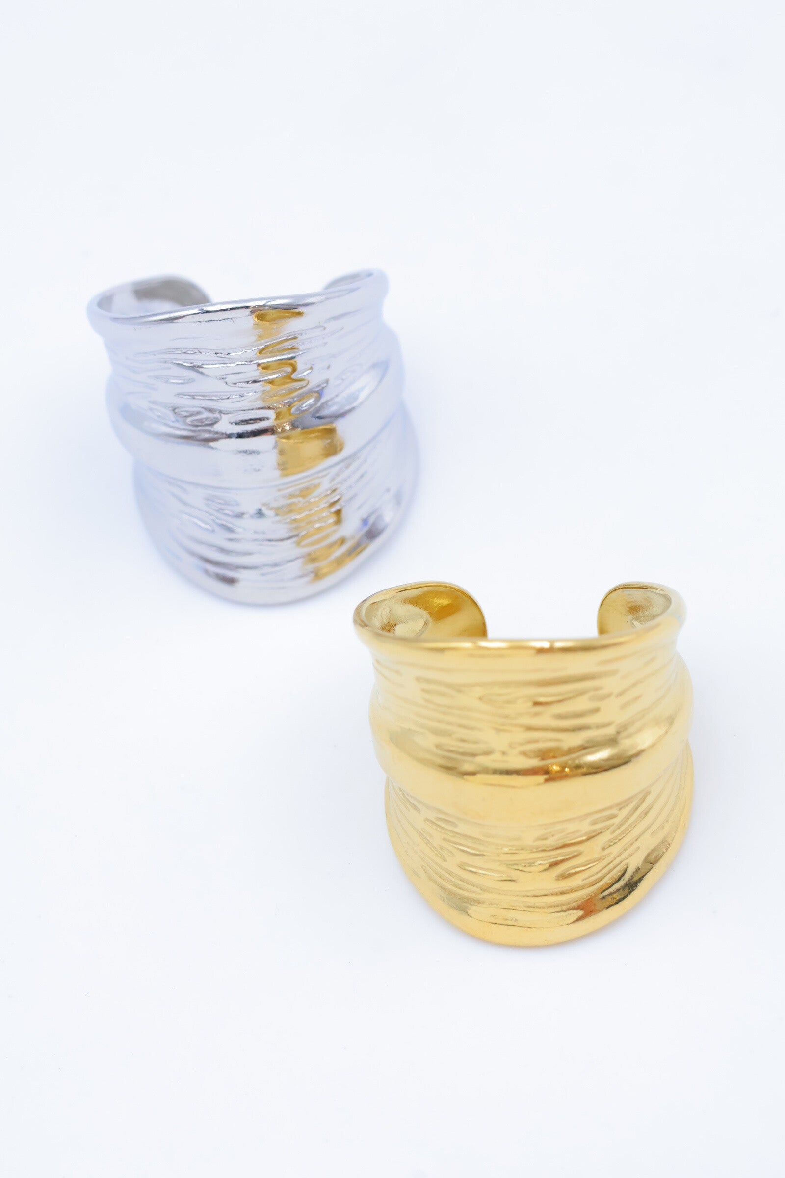 Bague en acier inoxydable ajustable - DORÉ