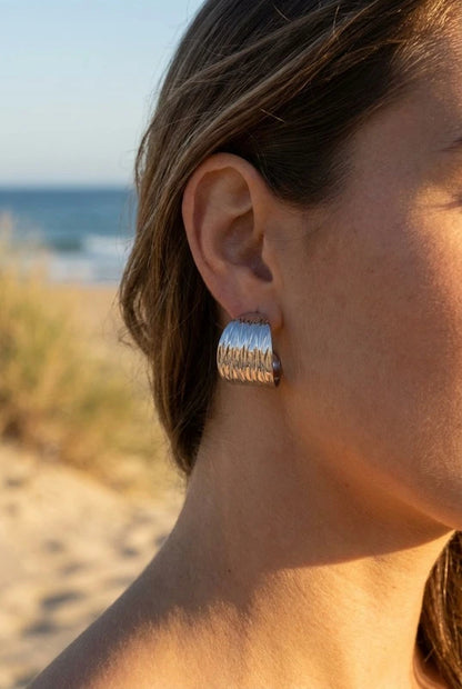 Boucles d’oreilles en acier inoxydable