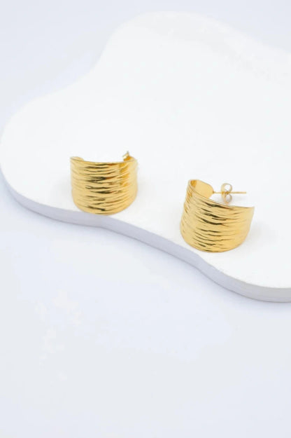Boucles d’oreilles en acier inoxydable