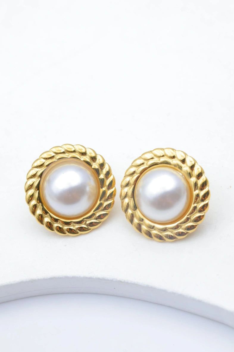 Boucles d'oreilles en acier inoxydable - DORÉ