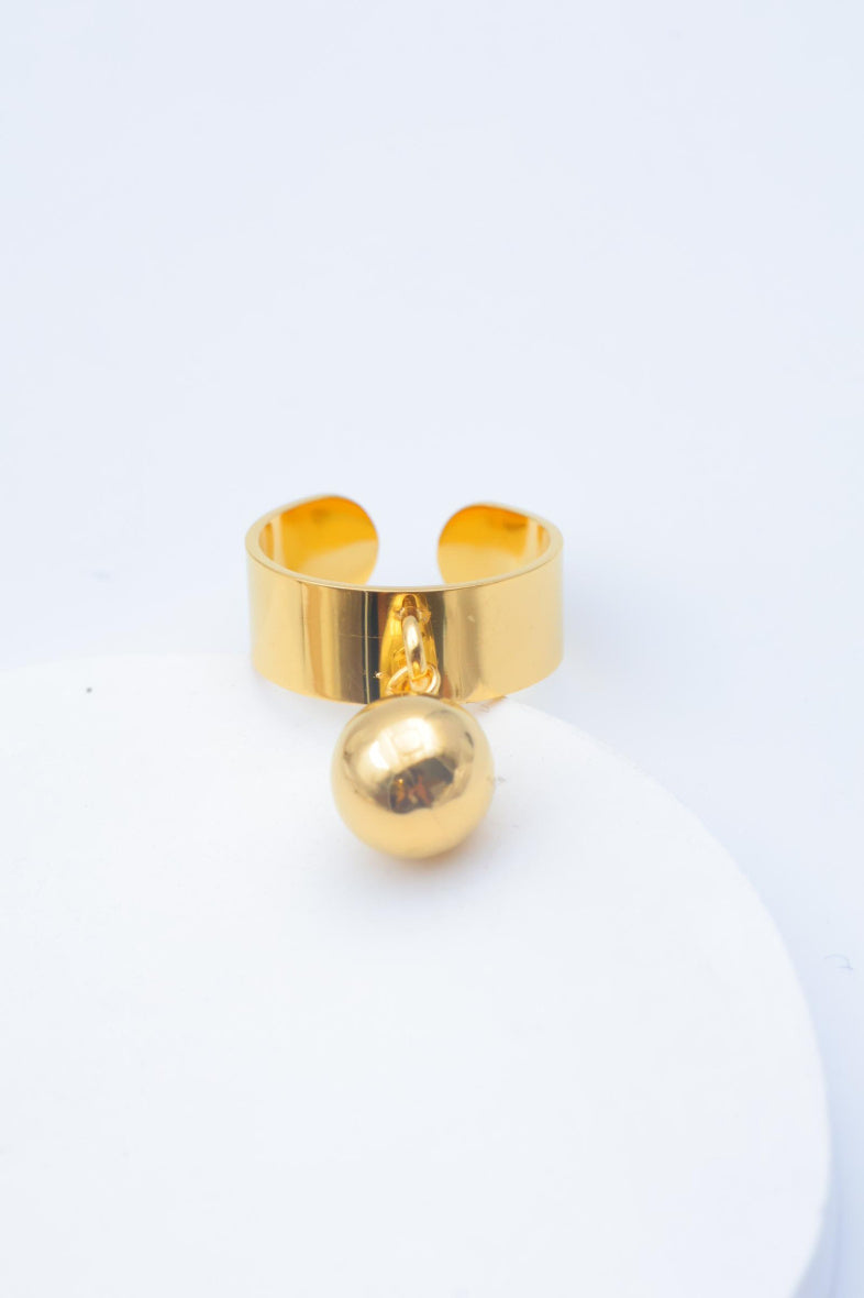 Bague en acier inoxydable ajustable - DORÉ
