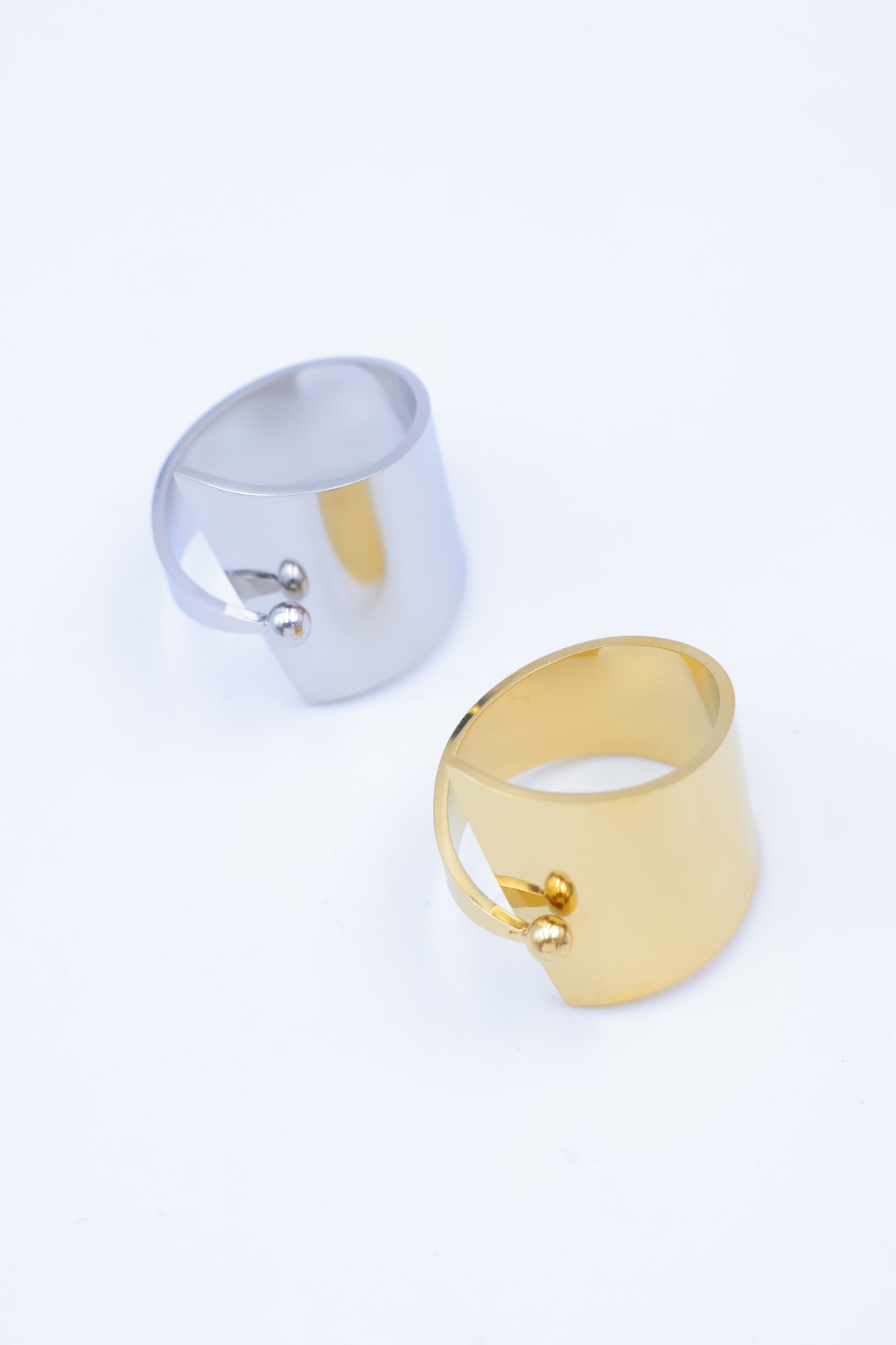 Bague en acier inoxydable ajustable - DORÉ